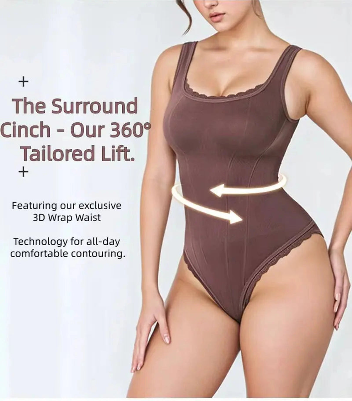 Formline Seamless Lace Trim Shaping Bodysuit