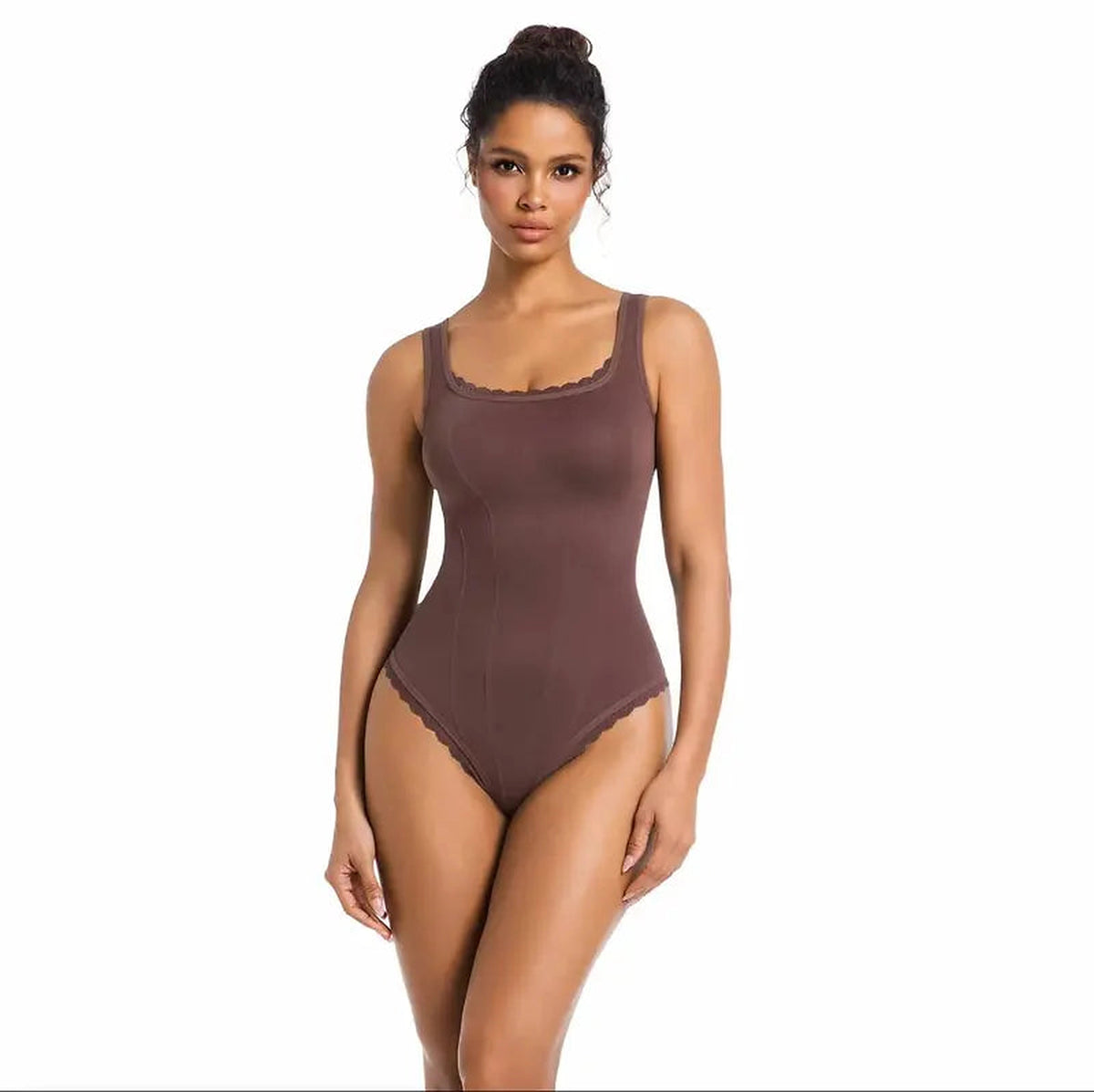 Formline Seamless Lace Trim Shaping Bodysuit