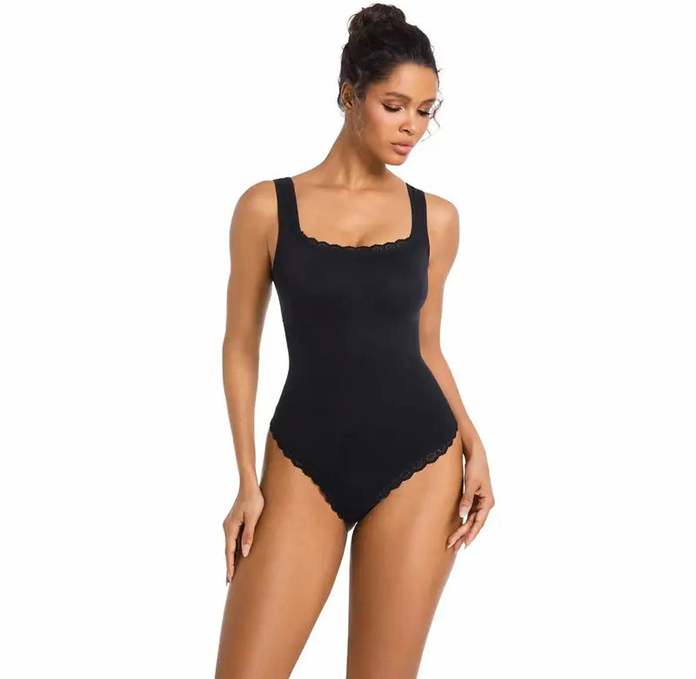 Formline Seamless Lace Trim Shaping Bodysuit